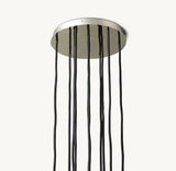BOULE DE CRISTAL CLEAR GLASS ROUND CLUSTER CHANDELIER 14"