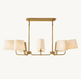 White Linen Vintage Brass