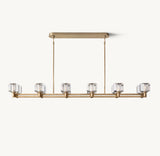 DEMARET DOUBLE LINEAR CHANDELIER 72"