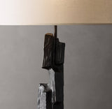 BRUTALIST CUBIST BUFFET LAMP
