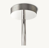 GLASS GLOBE MOBILE SIX-ARM CHANDELIER 55"