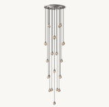 PEARL ROUND CHANDELIER 38"