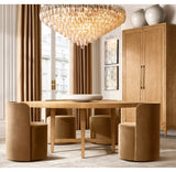 CHIARA CLEAR GLASS TIERED ROUND CHANDELIER 37"
