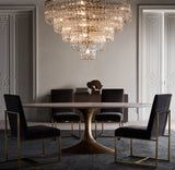 MARIGNAN TIERED ROUND CHANDELIER 36"