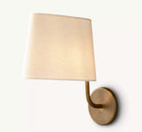 White Linen Vintage Brass