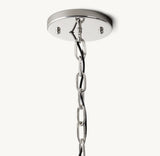 HARLOW CALCITE ROUND CHANDELIER 43"