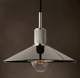 UTILITAIRE METAL SLOPE SHADE PENDANT