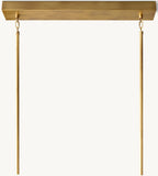 ARCACHON LED RECTANGULAR CHANDELIER 54"
