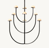 PEDRA ROUND CHANDELIER 40"