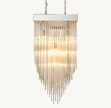 CASCADA SQUARE CHANDELIER 30"