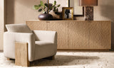 Tallado Emperador Rectangular Table Lamp