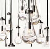 RAIN RECTANGULAR CHANDELIER 72"