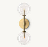 GLASS GLOBE LINEAR SCONCE