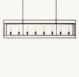 BECKMAN RECTANGULAR CHANDELIER 72"