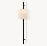 VELA OCTAGONAL BAR SCONCE - ROUND SHADE