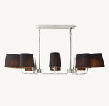 Black Linen Polished Nickel