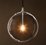 GLASS GLOBE MOBILE PENDANT