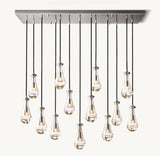 RAIN RECTANGULAR CHANDELIER 54"