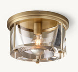 SAVILE ROUND FLUSHMOUNT