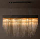 CASCADA RECTANGULAR CHANDELIER 54"