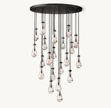 RAIN ROUND CHANDELIER 47"