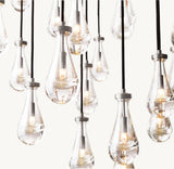 RAIN ROUND CHANDELIER 60"