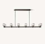 DEMARET DOUBLE LINEAR CHANDELIER 72"
