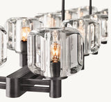 DEMARET DOUBLE LINEAR CHANDELIER 72"