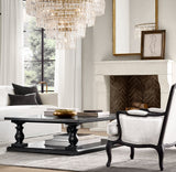 MARIGNAN TIERED ROUND CHANDELIER 48"