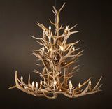 NATURAL ANTLER CHANDELIER 66"