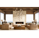 RAIN ROUND CHANDELIER 47"
