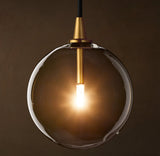 GLASS GLOBE MOBILE PENDANT