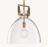 MACHINIST GLASS CLOCHE PENDANT