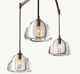 HEMISPHERE LINEAR CHANDELIER 54"
