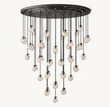 PEARL ROUND CHANDELIER 60"