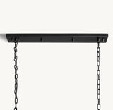 RHYS RECTANGULAR CHANDELIER 49"