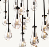 RAIN ROUND CHANDELIER 60"