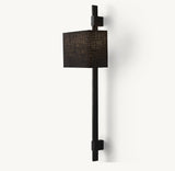 VELA RECTANGULAR BAR SCONCE - RECTANGULAR SHADE