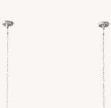 EMILE RECTANGULAR CHANDELIER 54"