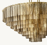 SIRENE SMOKE GLASS ROUND CHANDELIER 52"