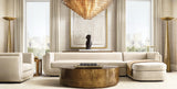 SIRENE CLEAR GLASS ROUND CHANDELIER 65"