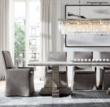 1920S ODEON RECTANGULAR CHANDELIER 40"