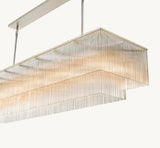 AMADEO RECTANGULAR CHANDELIER 54"