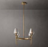 TULIP ROUND CHANDELIER 27"