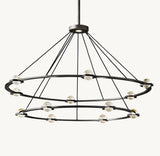 ÉCLATANT TWO-TIER ROUND CHANDELIER 60"