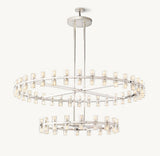 ARCACHON LED ROUND TWO-TIER CHANDELIER 60"