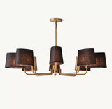 Black Linen Vintage Brass