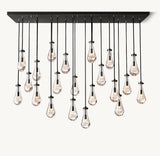 RAIN RECTANGULAR CHANDELIER 72"