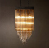 CASCADA SQUARE CHANDELIER 30"