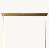 PAUILLAC FABRIC SHADE LINEAR CHANDELIER 49"